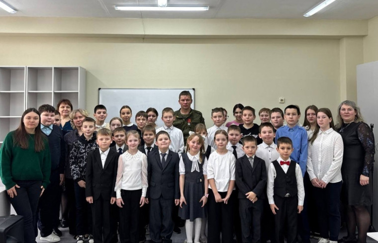 Встреча с участником специальной военной операции..